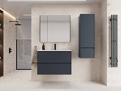 Style Line Мебель для ванной Лима 100 Plus подвесная эмаль графит матовая – фотография-2